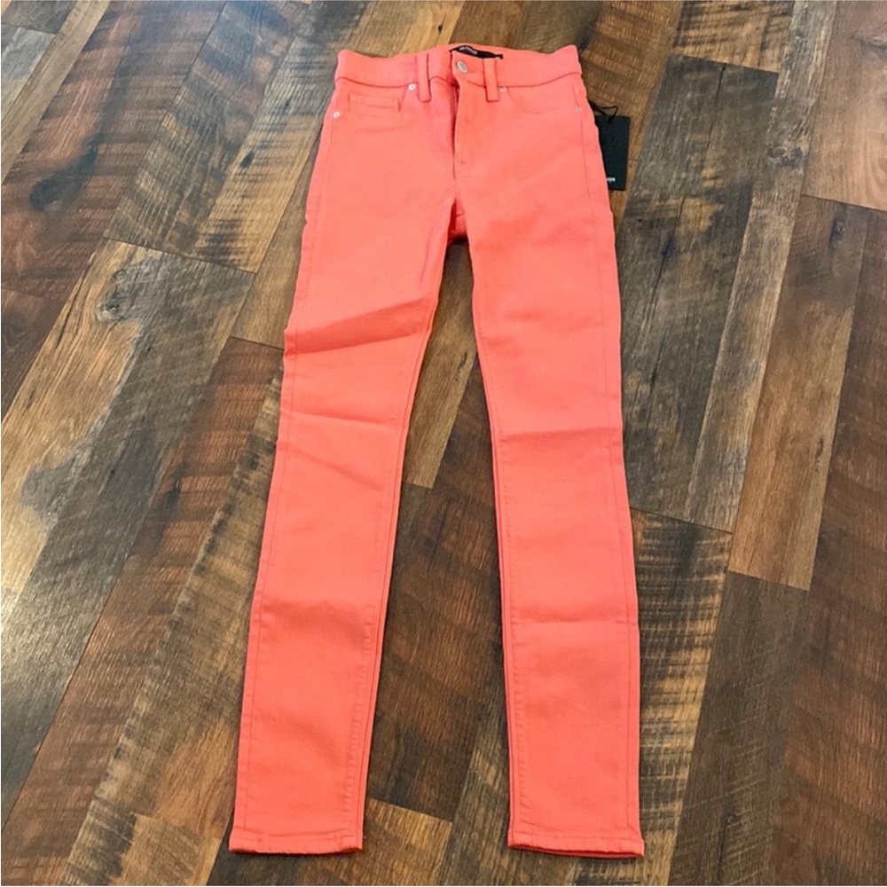 NWT Hudson Bright Coral Skinny Jeans